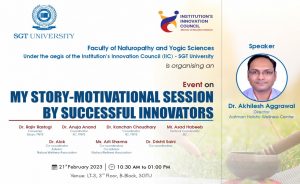 My Story-Motivational Session by Successful Innovators